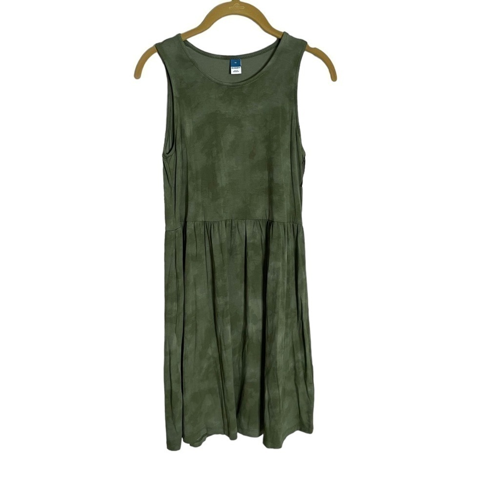 Old Navy Green Tie Dye Tank Dress XS NWT